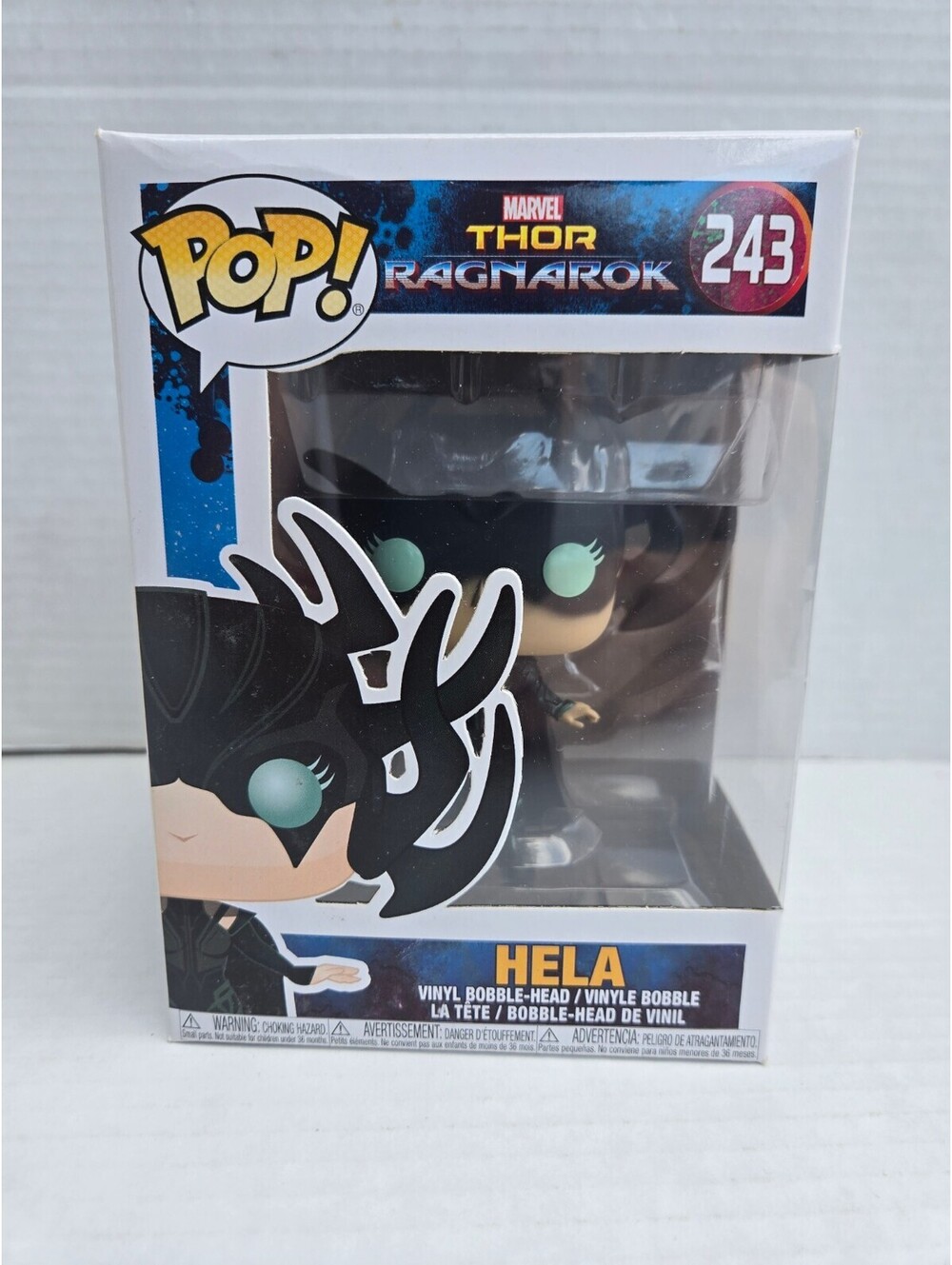 Funko Pop! Marvel Thor Ragnarok Hela Vinyl Bobble-Head Figure #243 Collectible